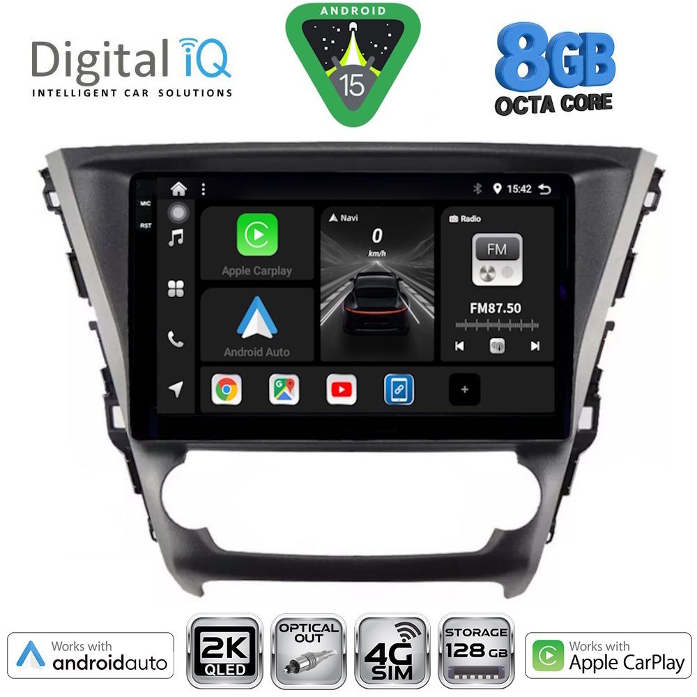 Βλησαρούλης Car Center - DIGITAL IQ BXK 20706_CPAA (10inc) MULTIMEDIA TABLET for TOYOTA AVENSIS mod. 2016-2019