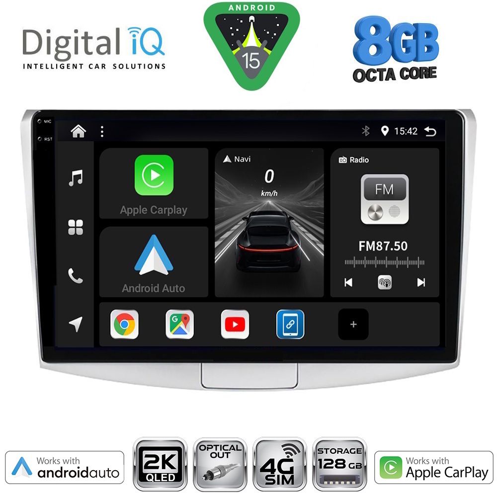 Βλησαρούλης Car Center - DIGITAL IQ BXK 20764_CPAA (10inc) MULTIMEDIA TABLET for VW PASSAT mod. 2010-2015