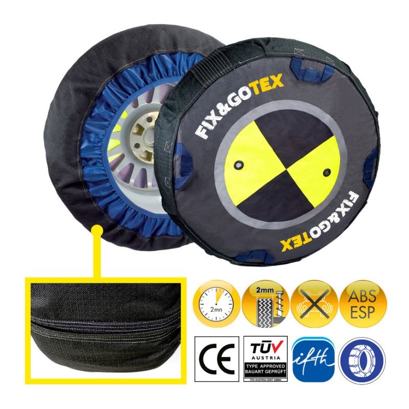 Βλησαρούλης Car Center - Αντιολισθητικό Πανί - Χιονοκουβέρτα Ελαστικών Fix&Go Tex Νo.C 2 Τεμάχια