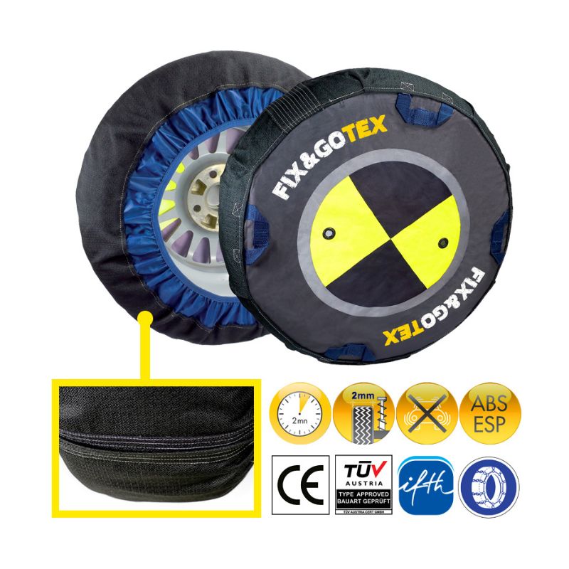 Βλησαρούλης Car Center - Αντιολισθητικό Πανί - Χιονοκουβέρτα Ελαστικών Fix&Go Tex  Νo.E 2 Τεμάχια