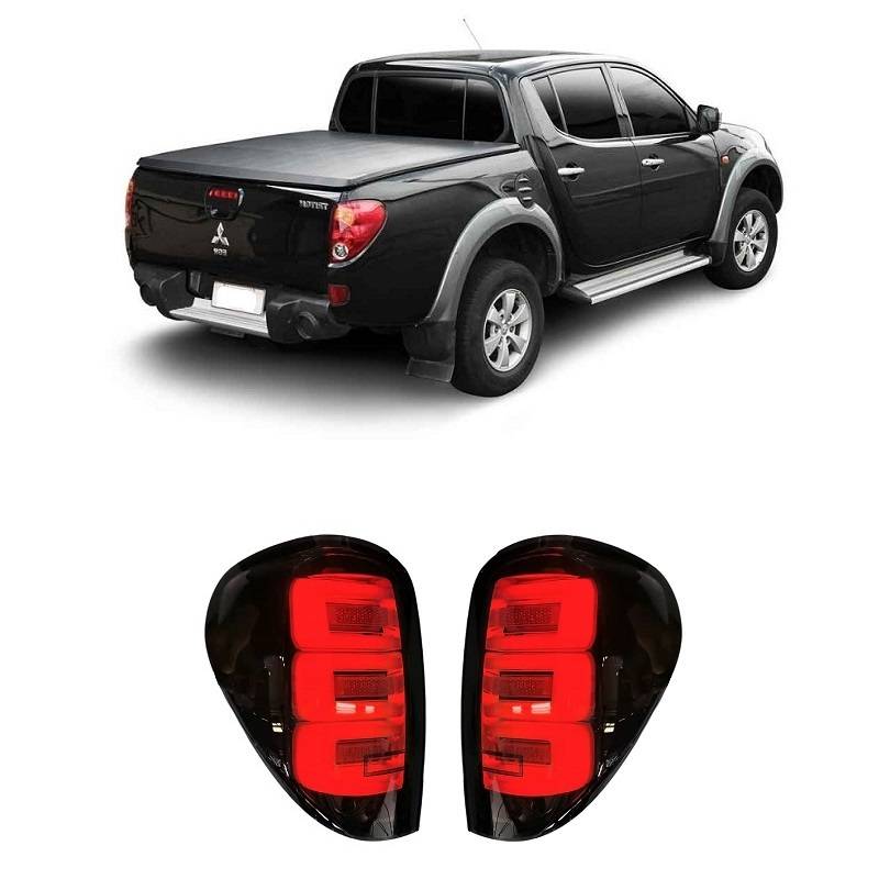 Βλησαρούλης Car Center - Πισινά Φανάρια Set Για Mitsubishi L200 2007-2014 Led Bar  Black