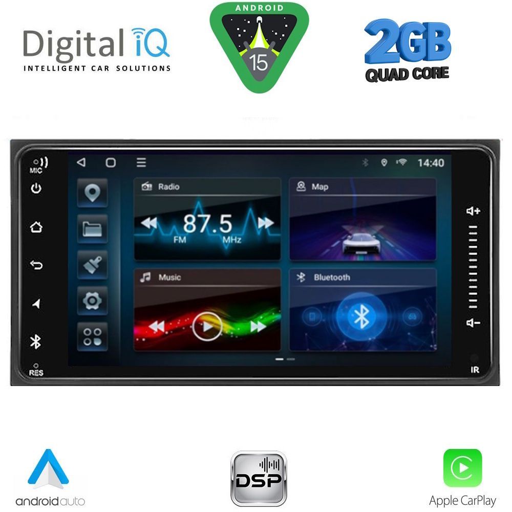 Βλησαρούλης Car Center - DIGITAL IQ BLD 062_CPA (7" DECK) MULTIMEDIA for TOYOTA ALL (200mm)
