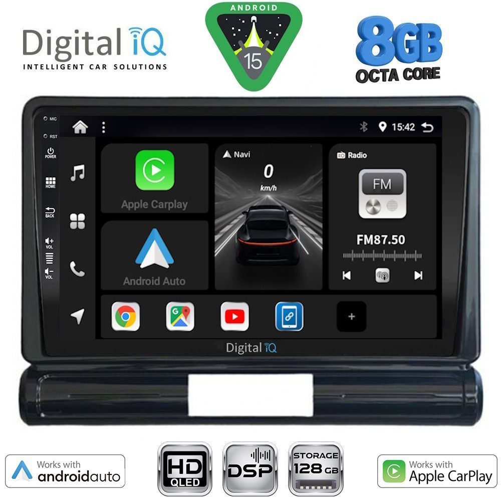 Βλησαρούλης Car Center - DIGITAL IQ BXF 7093L_CPAA (9inc) MULTIMEDIA TABLET for CITROEN C3 - DS3 mod. 2016-2024 Low Version