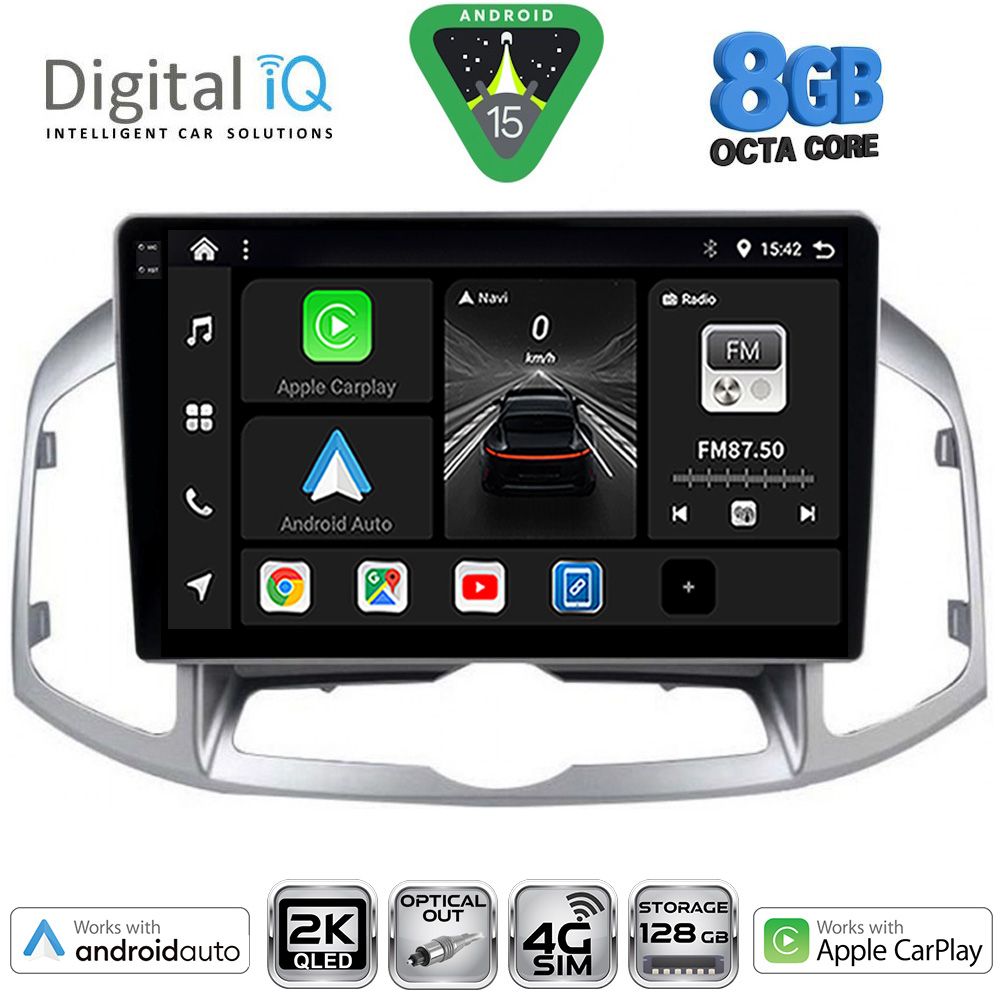 Βλησαρούλης Car Center - DIGITAL IQ BXK 20071_CPAA (10inc) MULTIMEDIA for CHEVROLET CAPTIVA mod. 2012-2018