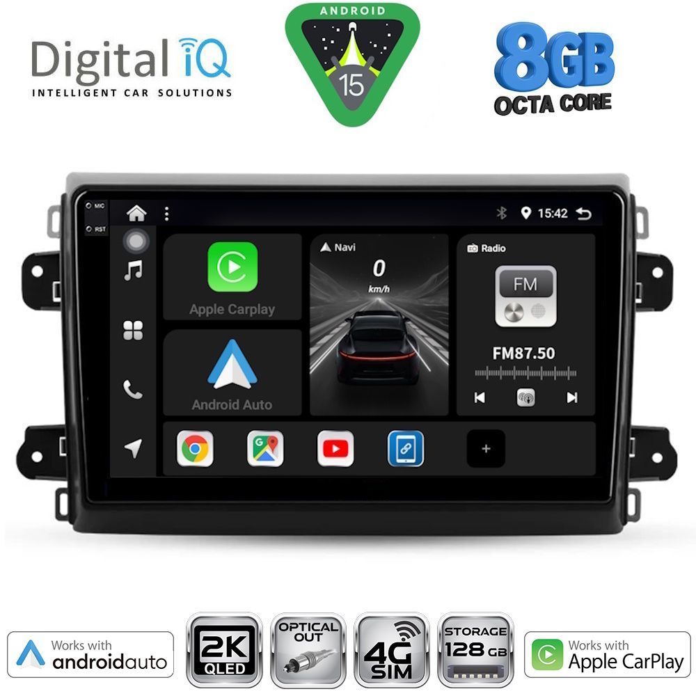 Βλησαρούλης Car Center - DIGITAL IQ BXK 20143_CPAA (9inc) MULTIMEDIA TABLET for FIAT DUCATO mod. 2021-2026