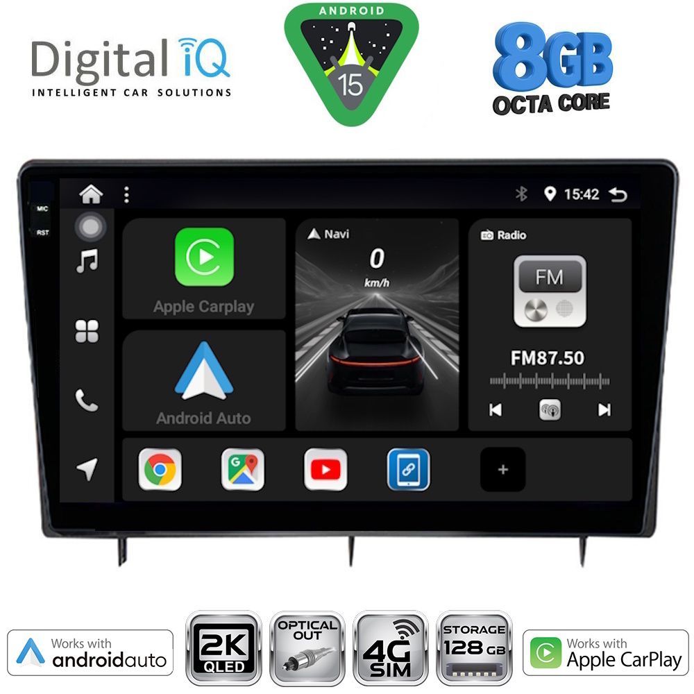 Βλησαρούλης Car Center - DIGITAL IQ BXK 20192_CPAA (10inc) MULTIMEDIA TABLET for HONDA CIVIC mod. 2022-2026