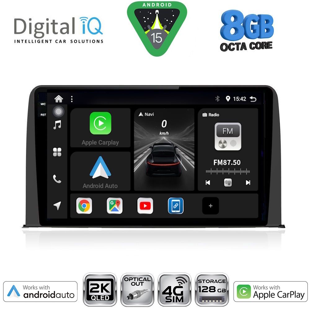 Βλησαρούλης Car Center - DIGITAL IQ BXK 20199_CPAA (10inc) MULTIMEDIA TABLET for HONDA CRV mod. 2017-2023