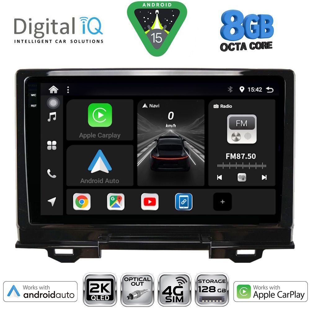 Βλησαρούλης Car Center - DIGITAL IQ BXK 20202_CPAA (9inc) MULTIMEDIA TABLET for HONDA HRV mod. 2021-2026