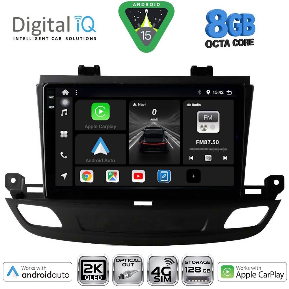 Βλησαρούλης Car Center - DIGITAL IQ BXK 20493_CPAA (9inc) MULTIMEDIA TABLET for OPEL INSIGNIA mod. 2018-2024