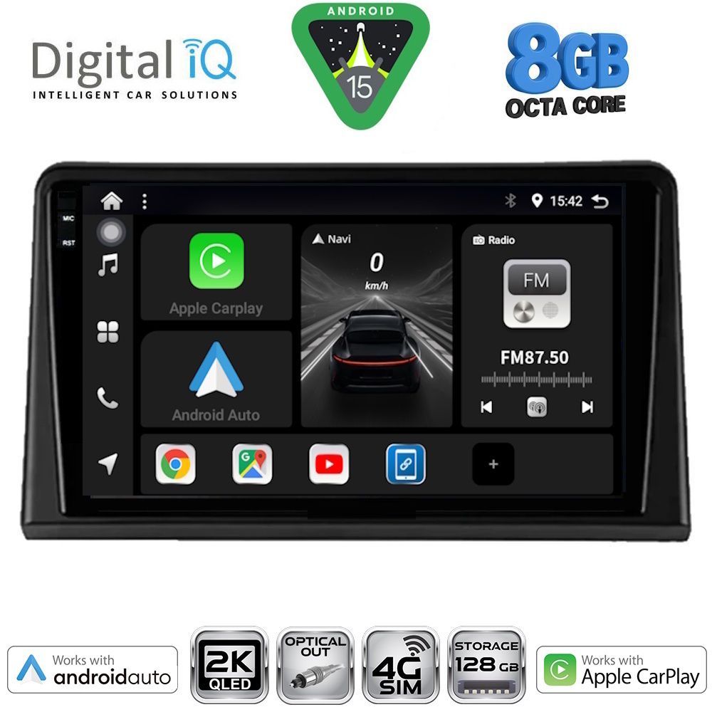 Βλησαρούλης Car Center - DIGITAL IQ BXK 20548_CPAA (9inc) MULTIMEDIA TABLET for RENAULT EXPRESS mod. 2020-2026