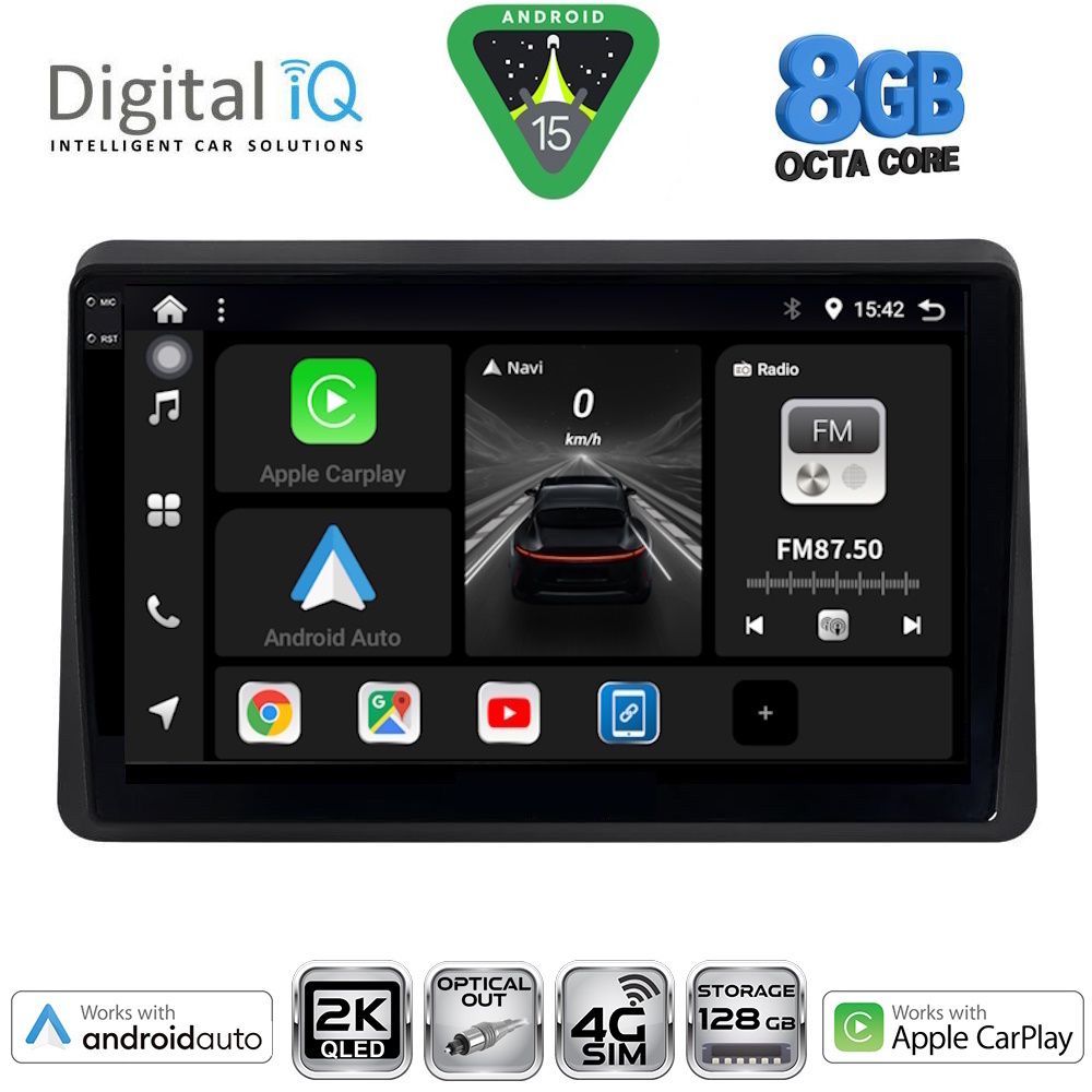 Βλησαρούλης Car Center - DIGITAL IQ BXK 20553_CPAA (10inc) MULTIMEDIA TABLET for NISSAN NV400 – OPEL MOVANO – RENAULT MASTER mod. 2020-2026