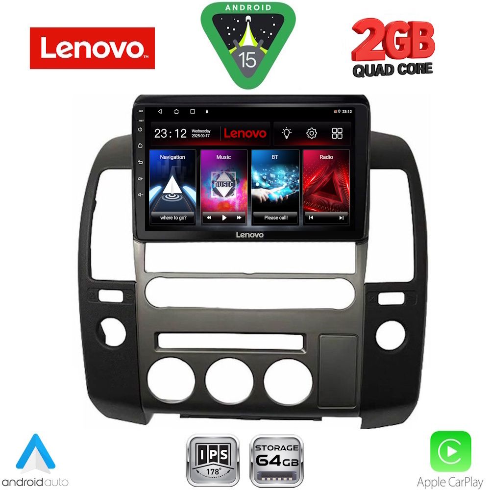 Βλησαρούλης Car Center - LENOVO LVD 2454_CPA (ORIG.NAVI) (9inc) MULTIMEDIA TABLET for NISSAN NAVARA D40 mod. 2006-2011 με Original Navi