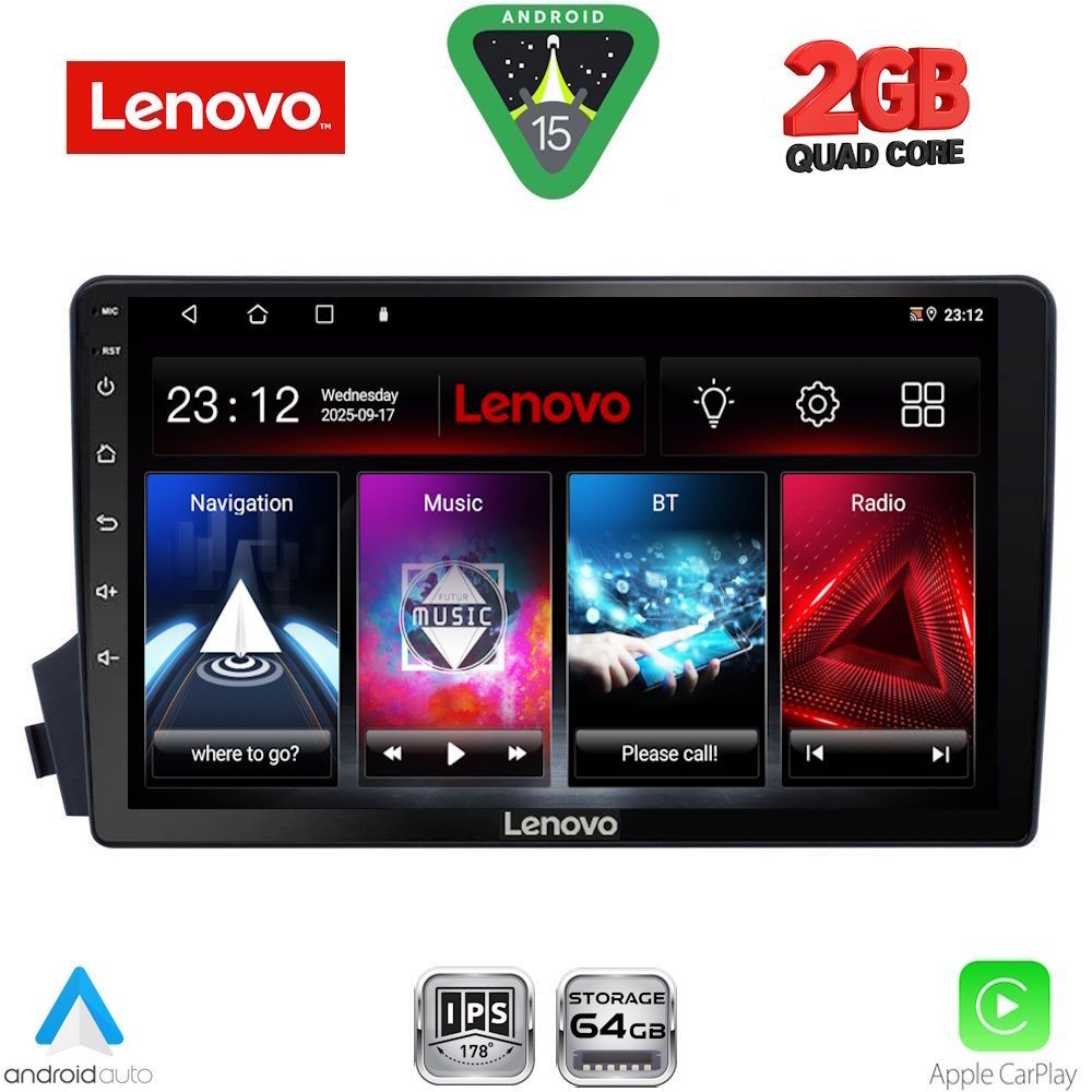 Βλησαρούλης Car Center - LENOVO LVD 2650_CPA (9inc) MULTIMEDIA TABLET for SSANGYONG ACTYON - KYRON mod. 2006-2015