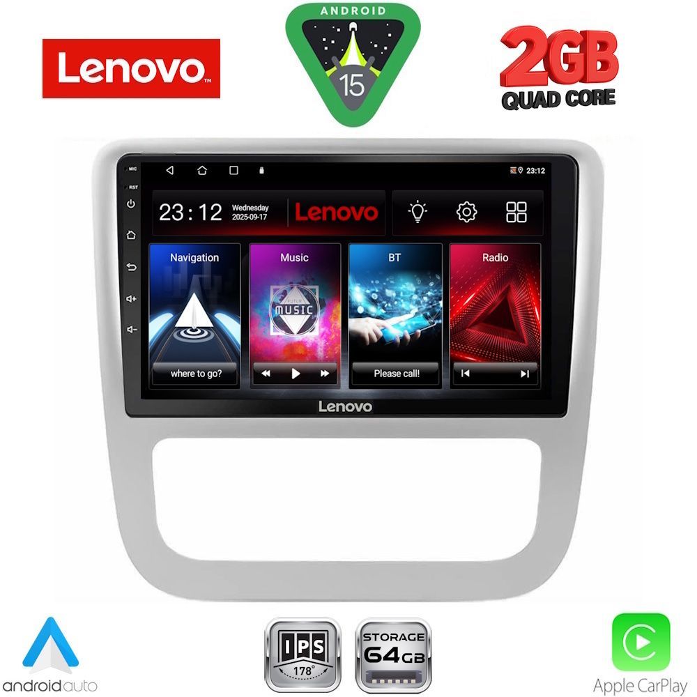 Βλησαρούλης Car Center - LENOVO LVD 2751_CPA CLIMA (9inc) MULTIMEDIA TABLET for VW EOS mod. 2006-2016 - SCIROCCO mod. 2011-2014