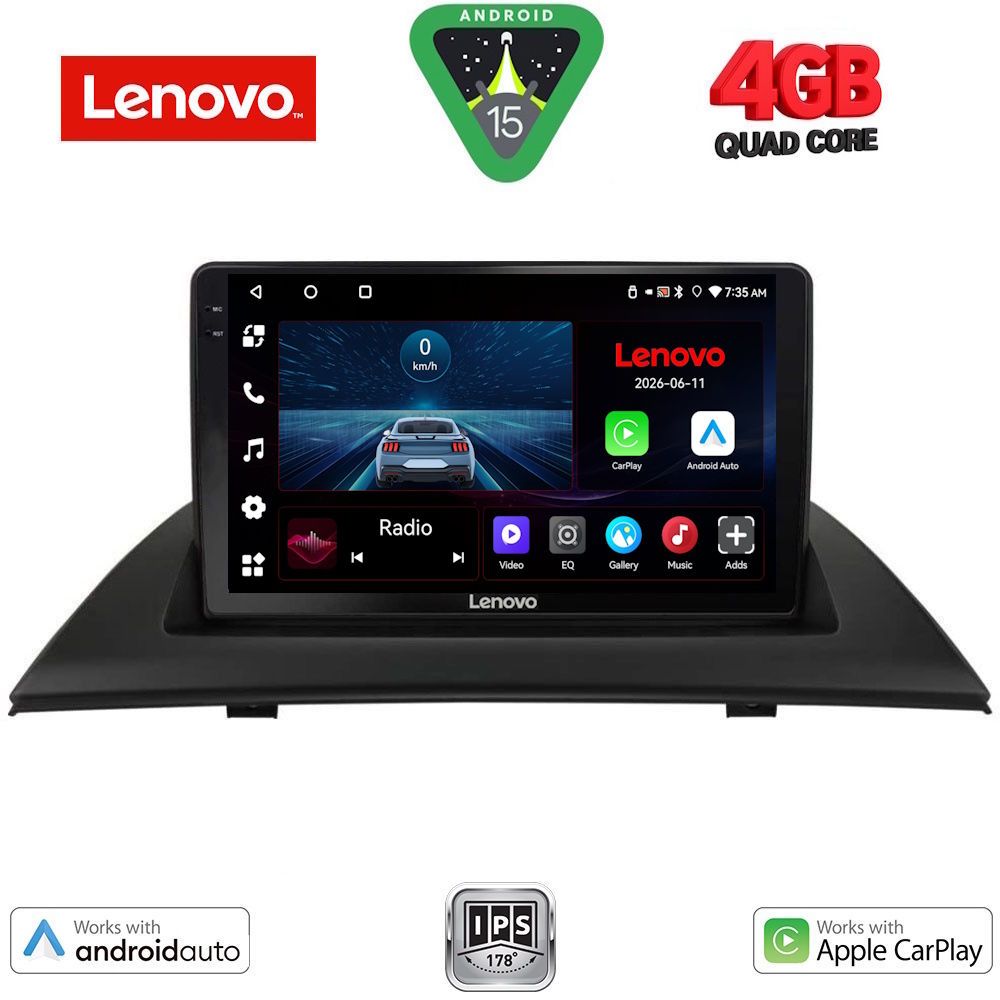 Βλησαρούλης Car Center - LENOVO LVE 8058_CPAA (9inc) MULTIMEDIA TABLET for BMW X3 (E83) mod. 2003-2010
