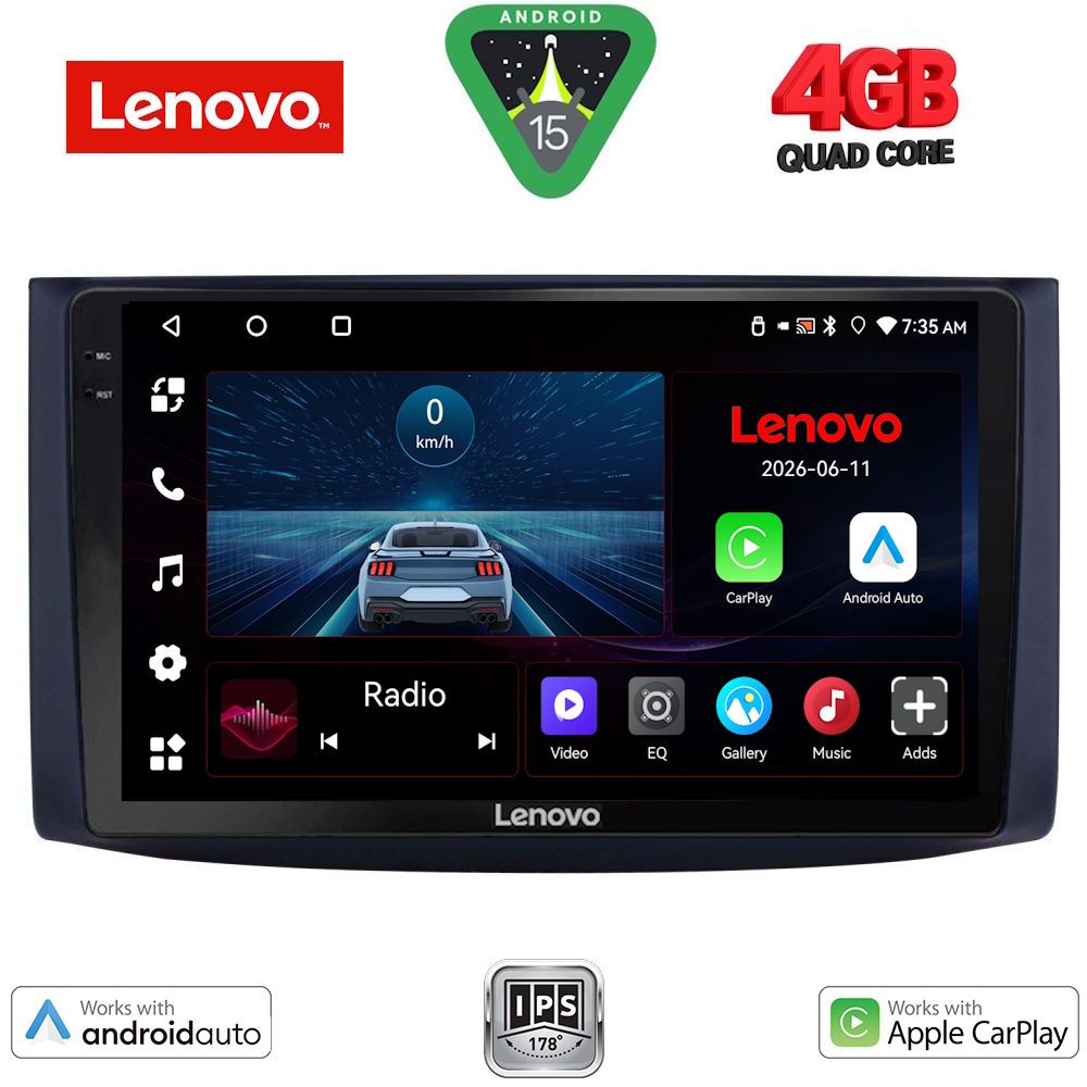Βλησαρούλης Car Center - LENOVO LVE 8072_CPAA (9inc) MULTIMEDIA TABLET for CHEVROLET AVEO mod. 2006-2010