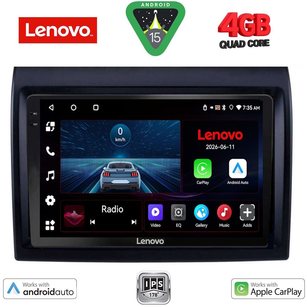Βλησαρούλης Car Center - LENOVO LVE 8140_CPAA (9inc) MULTIMEDIA TABLET for FIAT DUCATO mod. 2006-2011