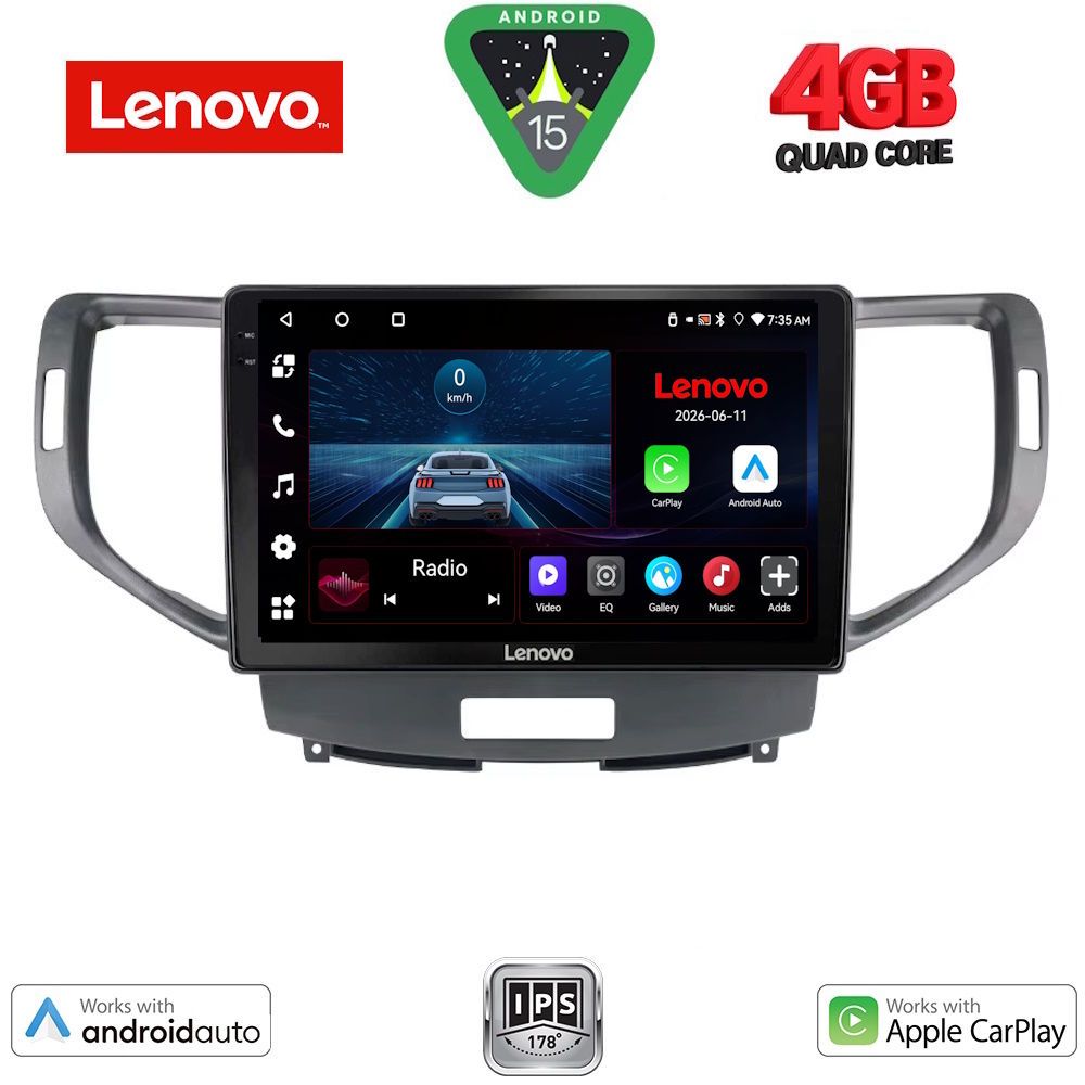 Βλησαρούλης Car Center - LENOVO LVE 8183_CPAA (9inc) MULTIMEDIA TABLET for HONDA ACCORD mod. 2008-2013