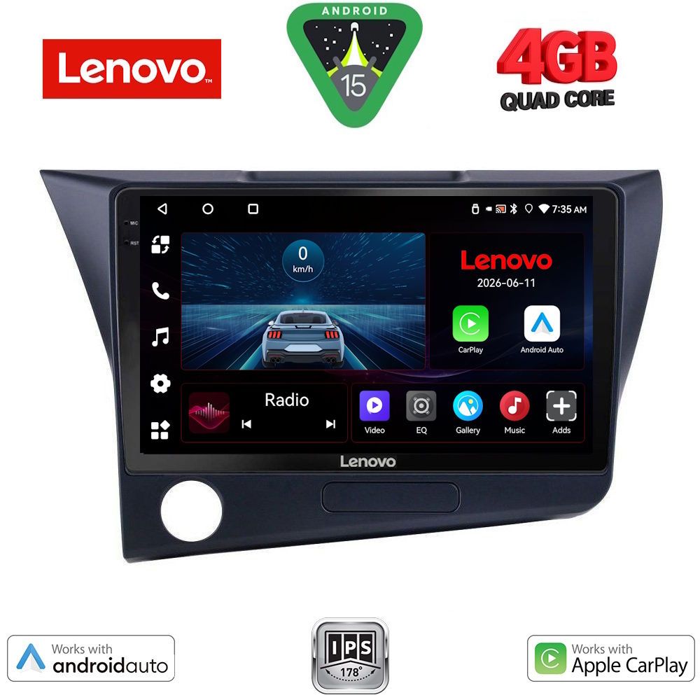 Βλησαρούλης Car Center - LENOVO LVE 8203_CPAA (9inc) MULTIMEDIA TABLET for HONDA CRZ mod. 2010-2016