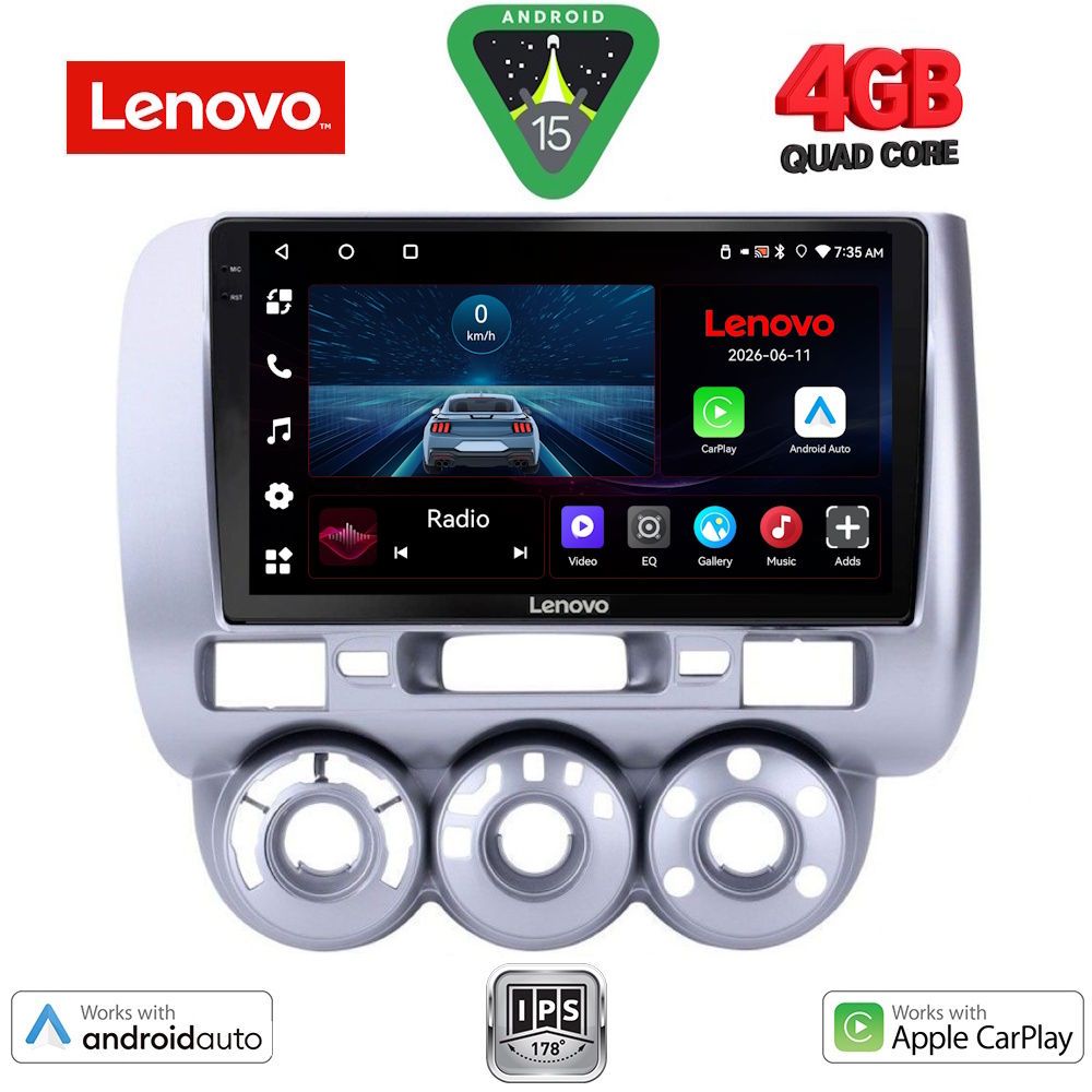 Βλησαρούλης Car Center - LENOVO LVE 8210_CPAA A/C (9inc) MULTIMEDIA TABLET for HONDA JAZZ mod. 2002-2008