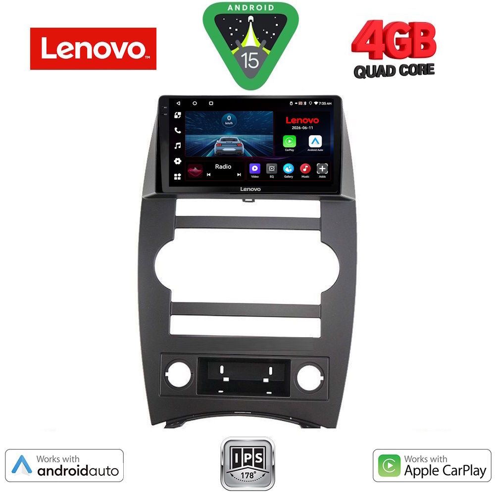 Βλησαρούλης Car Center - LENOVO LVE 8274_CPAA (9inc) MULTIMEDIA TABLET for JEEP COMMANDER mod. 2007-2009