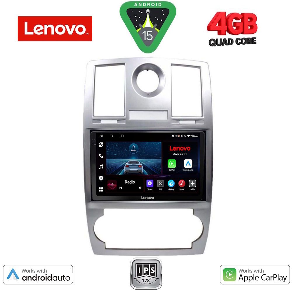 Βλησαρούλης Car Center - LENOVO LVE 8285_CPAA (9inc) MULTIMEDIA TABLET for CHRYSLER 300C mod. 2005-2010