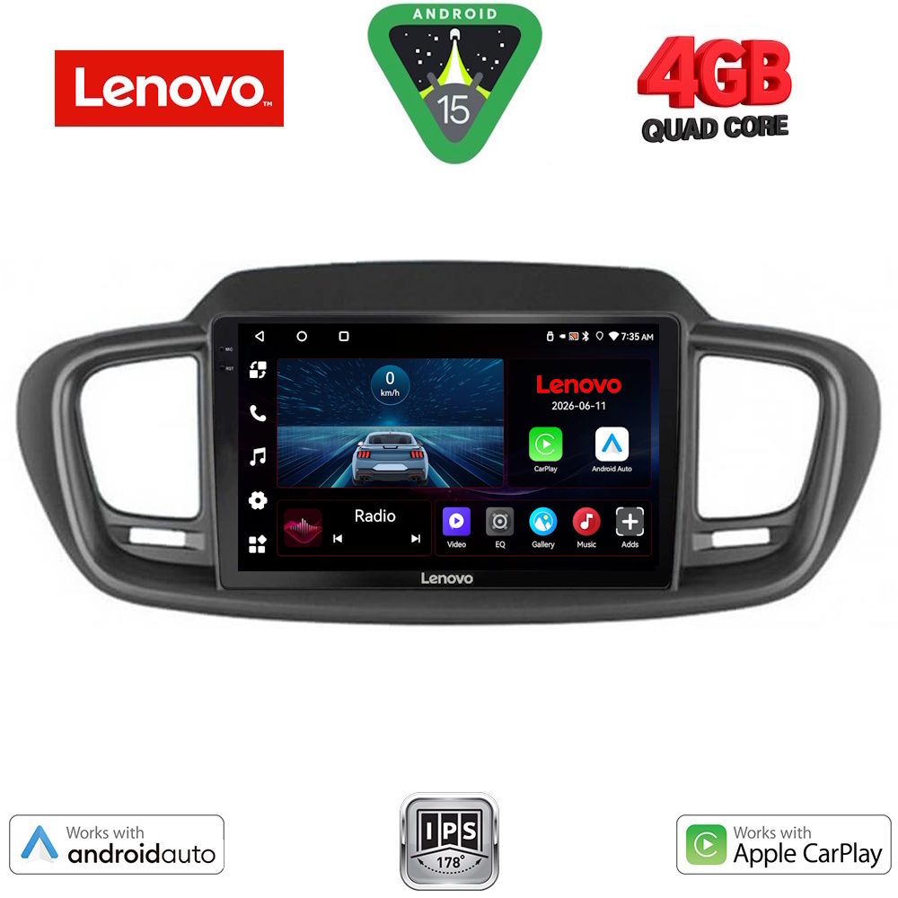 Βλησαρούλης Car Center - LENOVO LVE 8319_CPAA (10inc) MULTIMEDIA TABLET for KIA SORENTO mod. 2014-2020