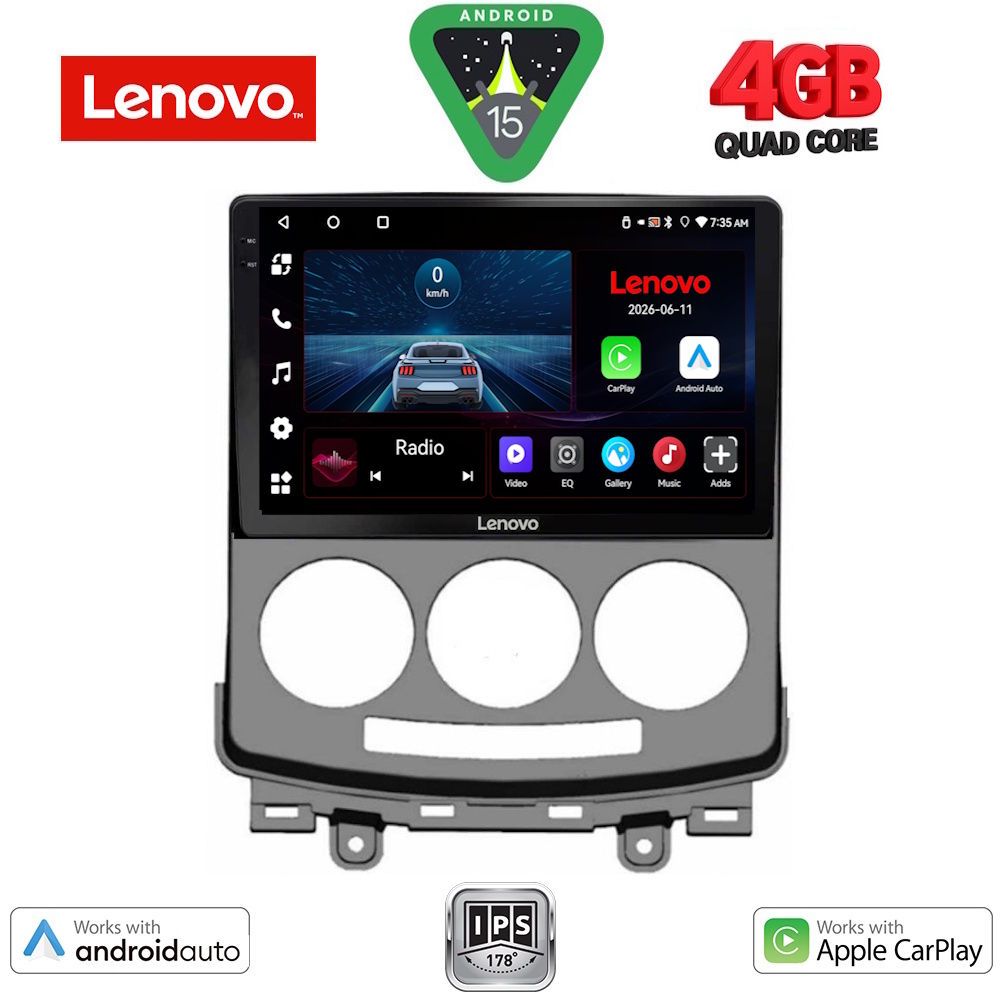 Βλησαρούλης Car Center - LENOVO LVE 8370_CPAA (9inc) MULTIMEDIA TABLET for MAZDA 5  mod. 2004-2010