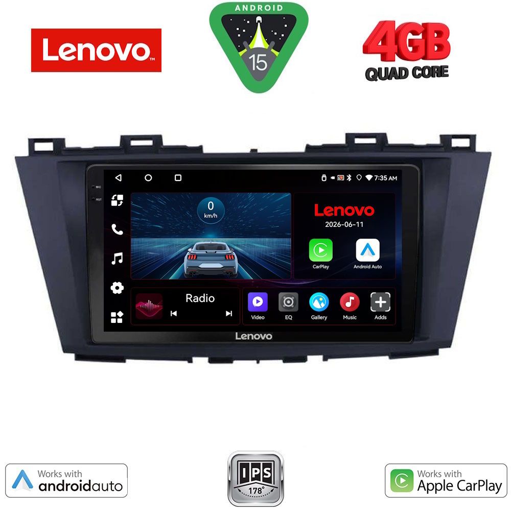 Βλησαρούλης Car Center - LENOVO LVE 8371_CPAA (9inc) MULTIMEDIA TABLET for MAZDA 5 mod. 2011-2020