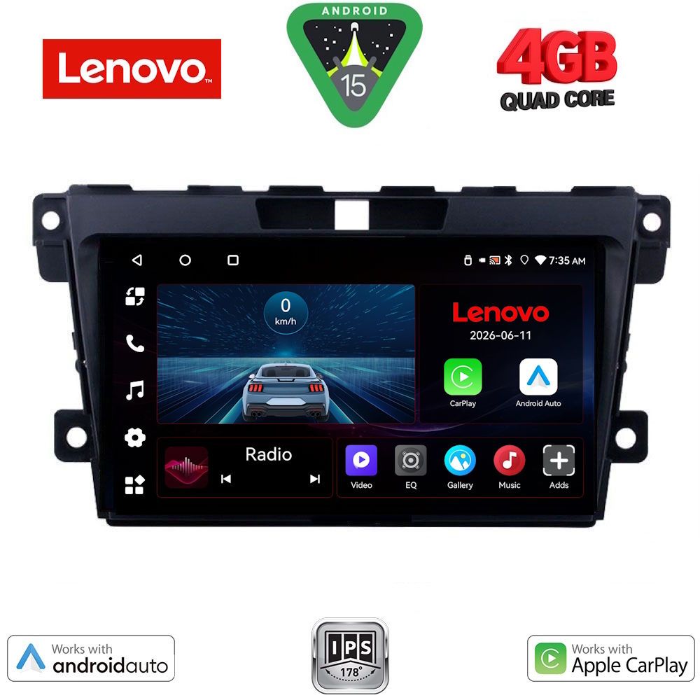 Βλησαρούλης Car Center - LENOVO LVE 8389_CPAA (9inc) MULTIMEDIA TABLET for MAZDA CX7  mod. 2006-2012
