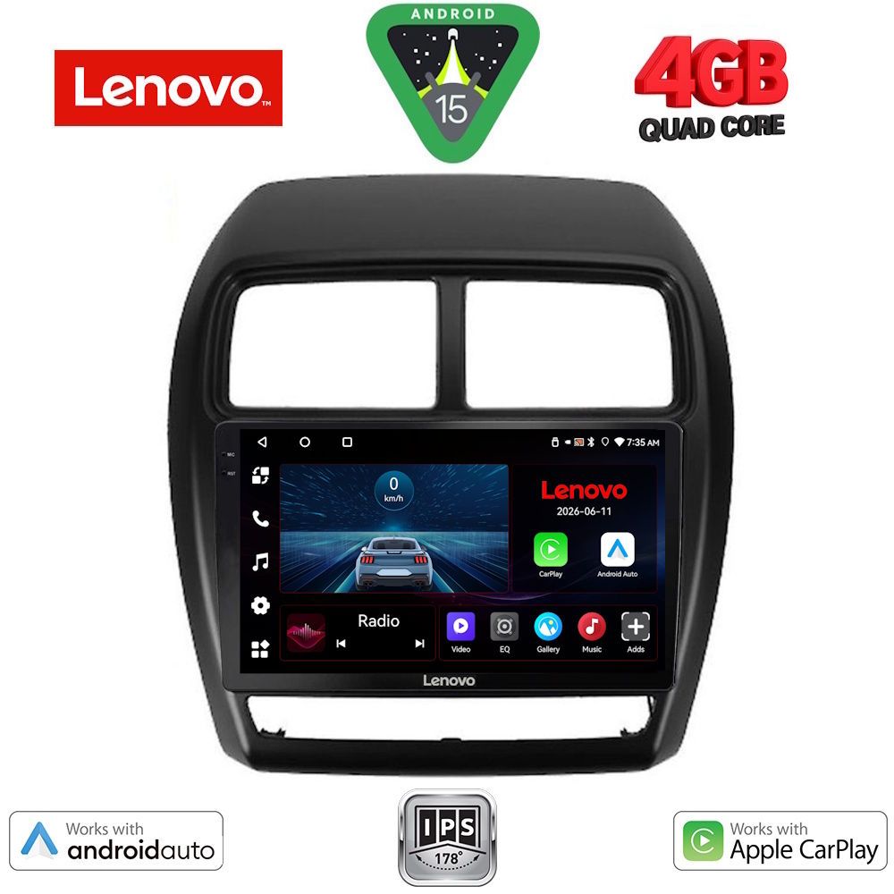 Βλησαρούλης Car Center - LENOVO LVE 8431_CPAA (9inc) MULTIMEDIA TABLET for MITSUBISHI ASX mod. 2020-2023