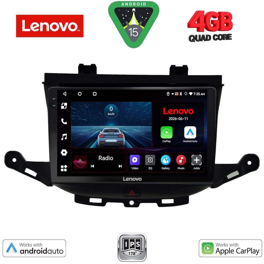 Βλησαρούλης Car Center - LENOVO LVE 8483_CPAA (9inc) MULTIMEDIA TABLET for OPEL ASTRA K  mod.2015-2022