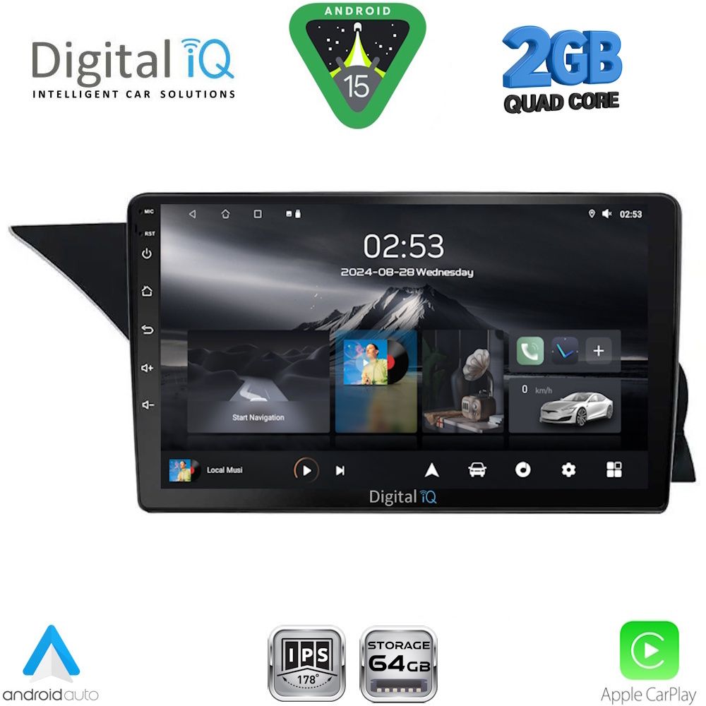 Βλησαρούλης Car Center - DIGITAL IQ RSD 1412_CPA (NTG 4.5) (9inc) MULTIMEDIA TABLET for MERCEDES GLK (X204) mod. 2013-2017
