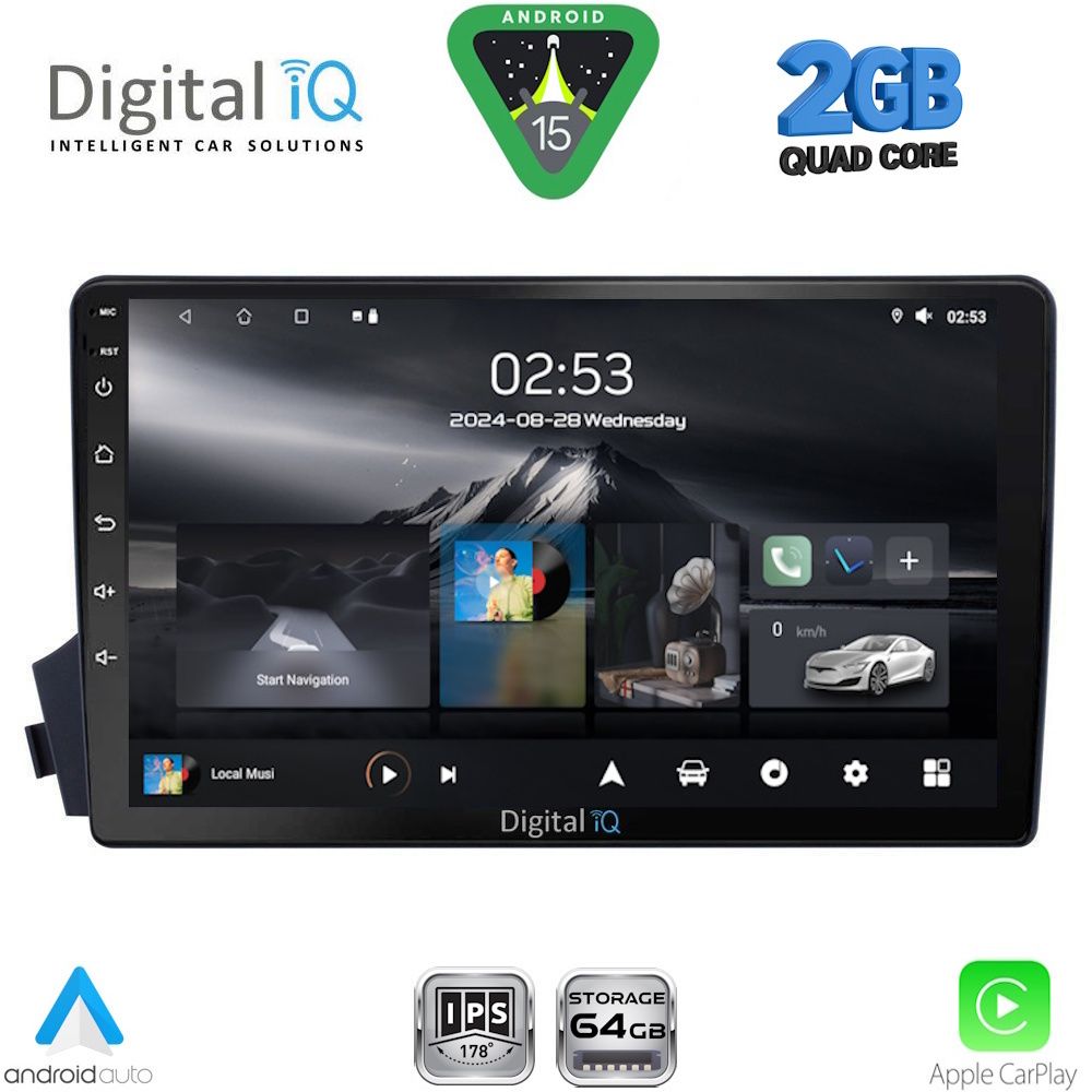 Βλησαρούλης Car Center - DIGITAL IQ RSD 1650_CPA (9inc) MULTIMEDIA TABLET for SSANGYONG ACTYON - KYRON mod. 2006-2015