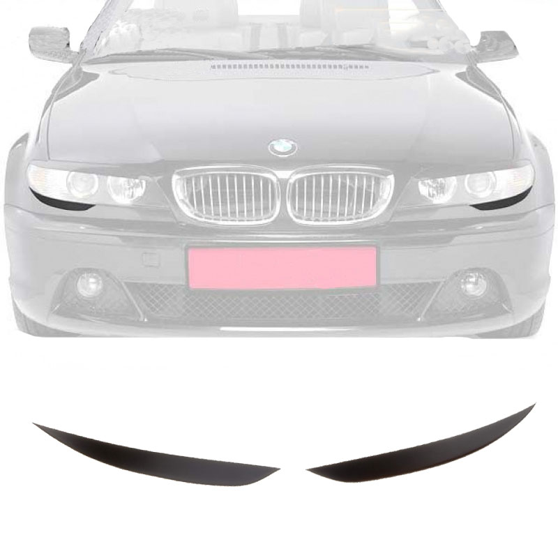 Βλησαρούλης Car Center - Φρυδάκια Μπροστινών Φαναριών Για Bmw 3 E46 Coupe Facelift 03-06 (κάτω φρυδάκι) 2 Τεμάχια