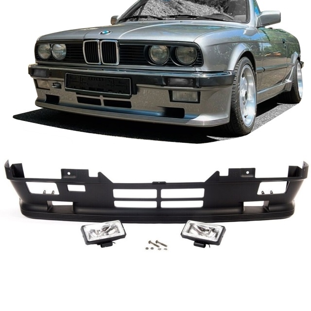 Βλησαρούλης Car Center - Μπροστινός Προφυλακτήρας Για Bmw 3 E30 83-85  Pre-Facelift M-Technik 1 Look Με Προβολείς Ομίχλης