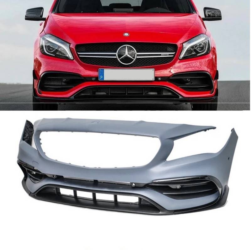 Βλησαρούλης Car Center - Μπροστινός Προφυλακτήρας Για Mercedes-Benz A-Class W176 12-18 Amg A45 Facelift Look