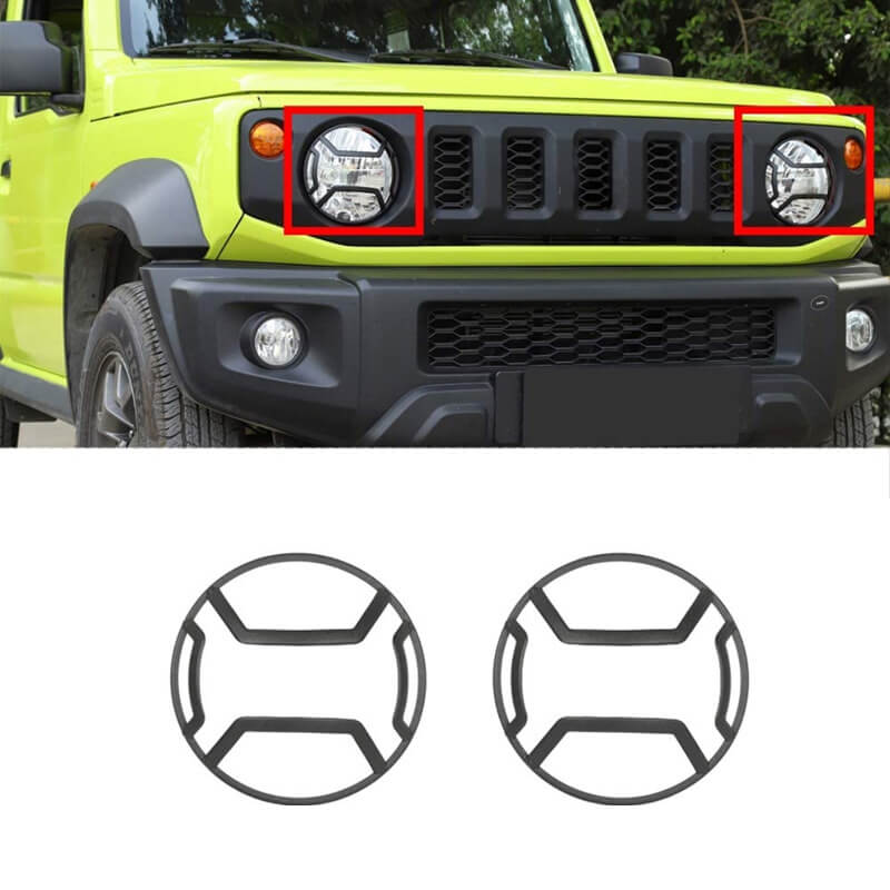 Βλησαρούλης Car Center - Φρυδάκια / Μασκάκια Μπροστινών Φαναριών Για Suzuki Jimny 2019+ Μεταλλικά 2 Τεμάχια