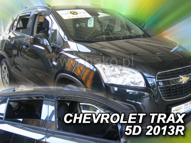 Βλησαρούλης Car Center - ΑΝΕΜΟΘΡΑΥΣΤΕΣ ΓΙΑ CHEVROLET TRAX 5D 2013-2015 ΣΕΤ ΑΥΤΟΚΙΝΗΤΟΥ ΑΠΟ ΕΥΚΑΜΠΤΟ ΦΙΜΕ ΠΛΑΣΤΙΚΟ HEKO - 4 ΤΕΜ.
