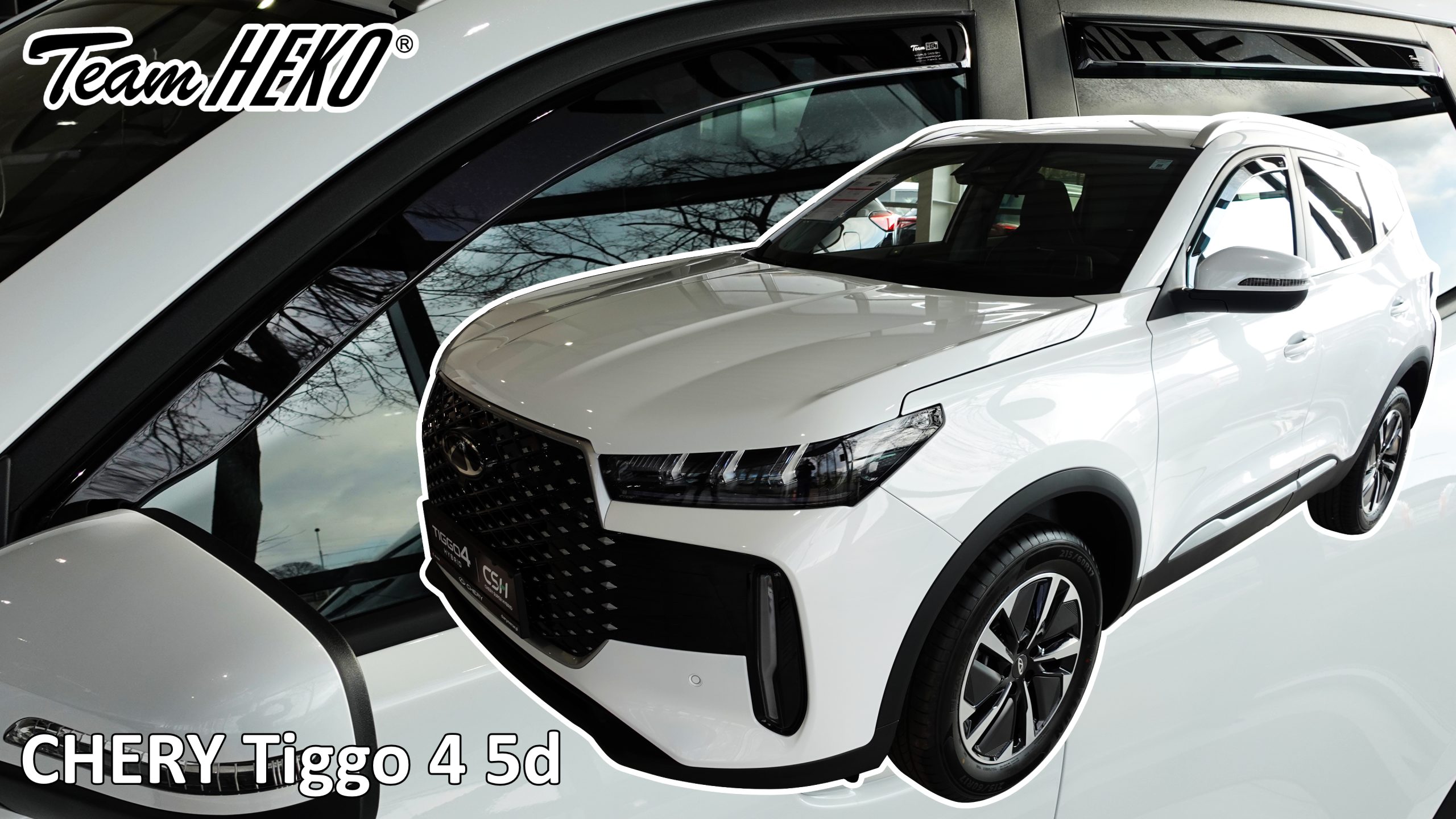 Βλησαρούλης Car Center - Heko – Ανεμοθραύστες Παραθύρων για Chery Tiggo 4 5πορτο 2024 > (Εμπρός & Πίσω) – 4 Τεμ. (ANEM.SET10808)