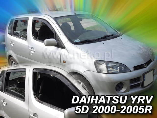 Βλησαρούλης Car Center - ΑΝΕΜΟΘΡΑΥΣΤΕΣ ΓΙΑ DAIHATSU YRV 5D 2000-2005R ΣΕΤ ΑΥΤΟΚΙΝΗΤΟΥ ΑΠΟ ΕΥΚΑΜΠΤΟ ΦΙΜΕ ΠΛΑΣΤΙΚΟ HEKO - 4 ΤΕΜ.