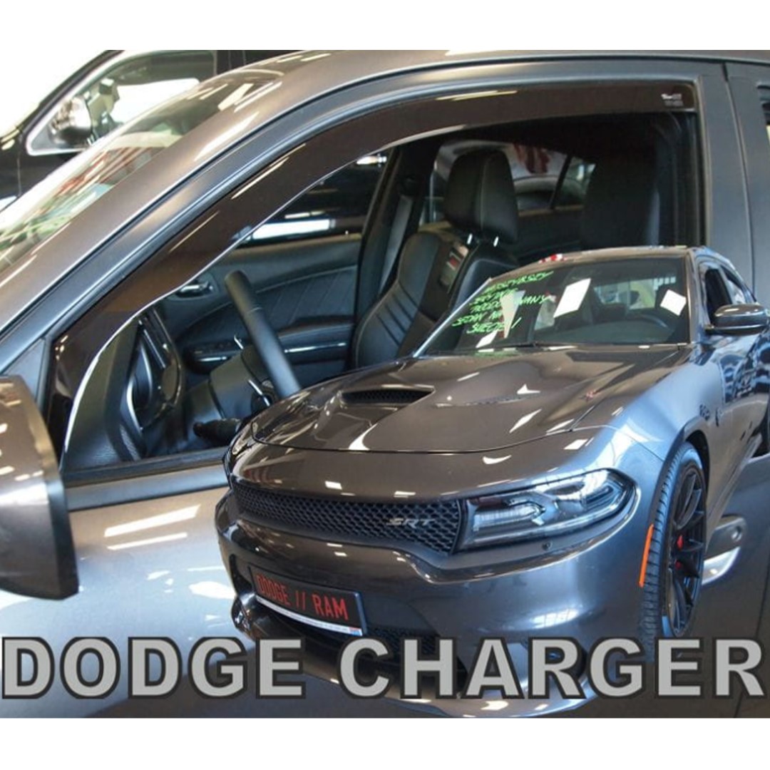 Βλησαρούλης Car Center - ΑΝΕΜΟΘΡΑΥΣΤΕΣ ΓΙΑ DODGE CHARGER 5D 2011-2021 ΖΕΥΓΑΡΙ ΑΠΟ ΕΥΚΑΜΠΤΟ ΦΙΜΕ ΠΛΑΣΤΙΚΟ HEKO - 2 ΤΕΜ.