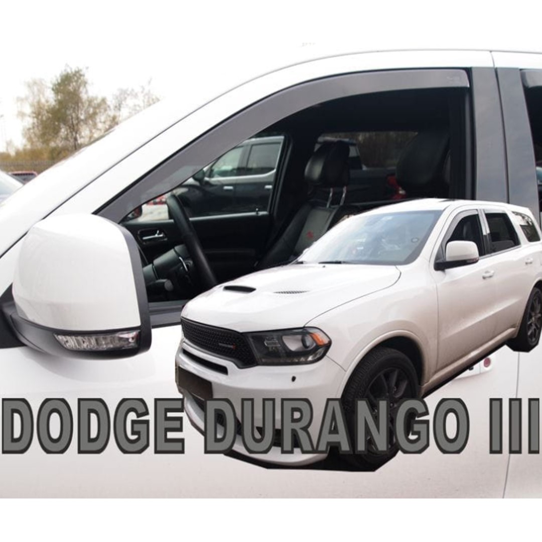 Βλησαρούλης Car Center - ΑΝΕΜΟΘΡΑΥΣΤΕΣ ΓΙΑ DODGE DURANGO 5D 2011-2021 ΖΕΥΓΑΡΙ ΑΠΟ ΕΥΚΑΜΠΤΟ ΦΙΜΕ ΠΛΑΣΤΙΚΟ HEKO - 2 ΤΕΜ.