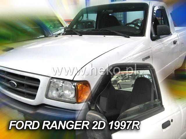 Βλησαρούλης Car Center - ΑΝΕΜΟΘΡΑΥΣΤΕΣ ΓΙΑ FORD RANGER PICK UP I 2D 1987-1997 / MAZDA B2500 PICKUP 1994-1997  ΖΕΥΓΑΡΙ ΑΠΟ ΕΥΚΑΜΠΤΟ ΦΙΜΕ ΠΛΑΣΤΙΚΟ HEKO - 2 ΤΕΜ.