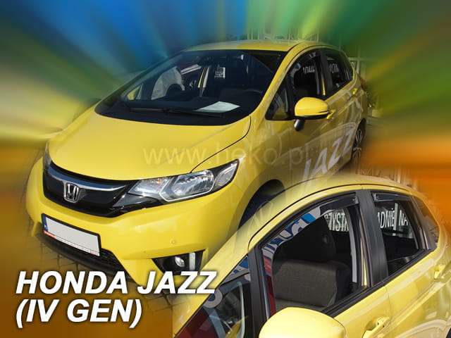 Βλησαρούλης Car Center - ΑΝΕΜΟΘΡΑΥΣΤΕΣ ΓΙΑ HONDA JAZZ IV 5D 2013+ ΣΕΤ ΑΥΤΟΚΙΝΗΤΟΥ ΑΠΟ ΕΥΚΑΜΠΤΟ ΦΙΜΕ ΠΛΑΣΤΙΚΟ HEKO - 4 ΤΕΜ.