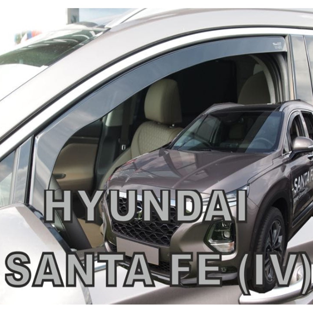 Βλησαρούλης Car Center - ΑΝΕΜΟΘΡΑΥΣΤΕΣ ΓΙΑ HYUNDAI SANTA FE IV 5D 2018+ ΖΕΥΓΑΡΙ ΑΠΟ ΕΥΚΑΜΠΤΟ ΦΙΜΕ ΠΛΑΣΤΙΚΟ HEKO - 2 ΤΕΜ.