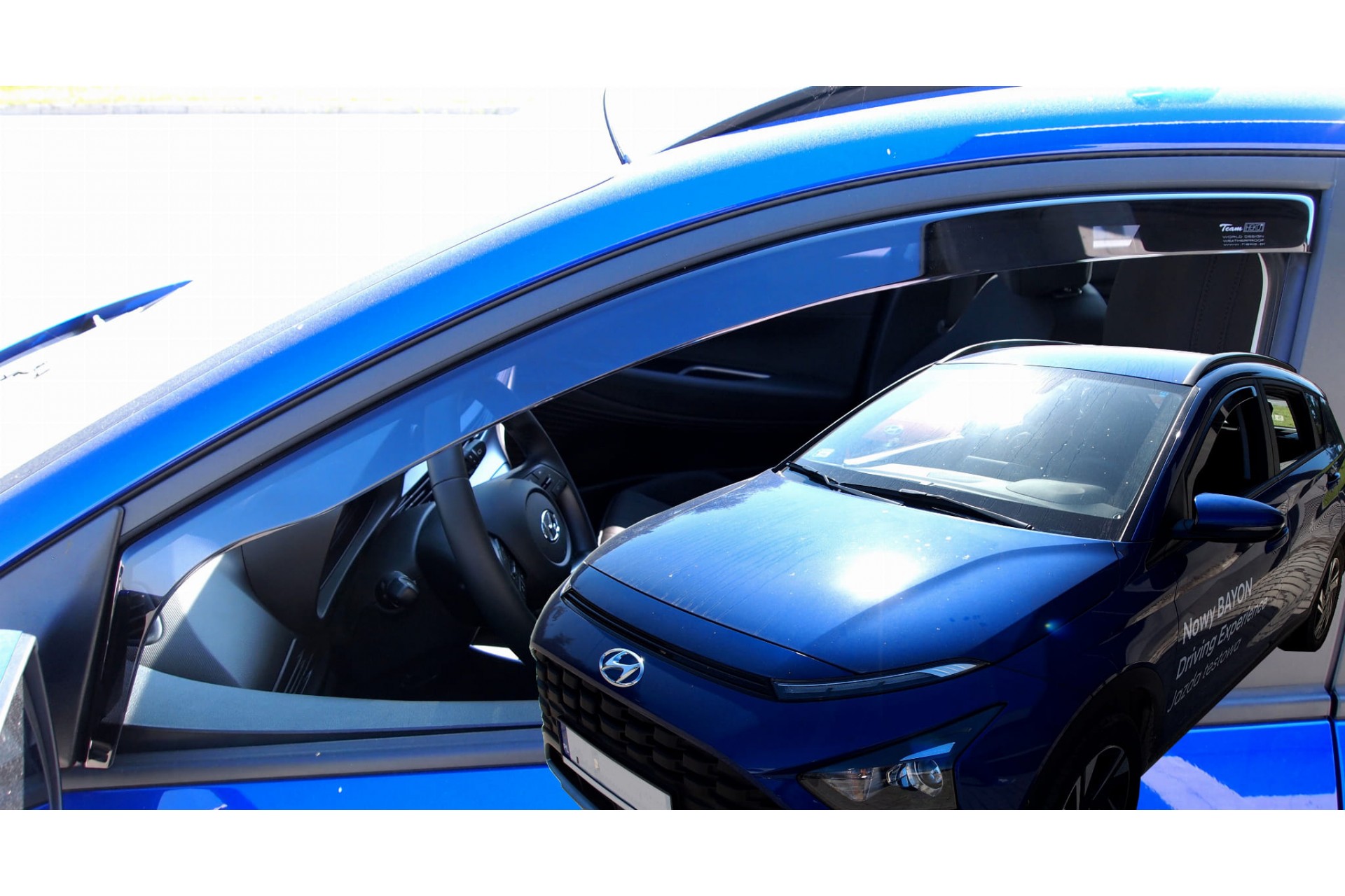 Βλησαρούλης Car Center - ΑΝΕΜΟΘΡΑΥΣΤΕΣ ΓΙΑ HYUNDAI BAYON 5D 2021+  ΑΥΤΟΚΙΝΗΤΟΥ ΑΠΟ ΕΥΚΑΜΠΤΟ ΦΙΜΕ ΠΛΑΣΤΙΚΟ HEKO - 2 ΤΕΜ.