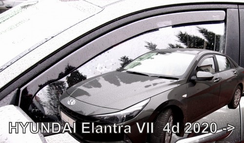 Βλησαρούλης Car Center - ΑΝΕΜΟΘΡΑΥΣΤΕΣ ΓΙΑ HYUNDAI ELANTRA 4D 2020+  ΖΕΥΓΑΡΙ ΑΠΟ ΕΥΚΑΜΠΤΟ ΦΙΜΕ ΠΛΑΣΤΙΚΟ HEKO - 2 ΤΕΜ.