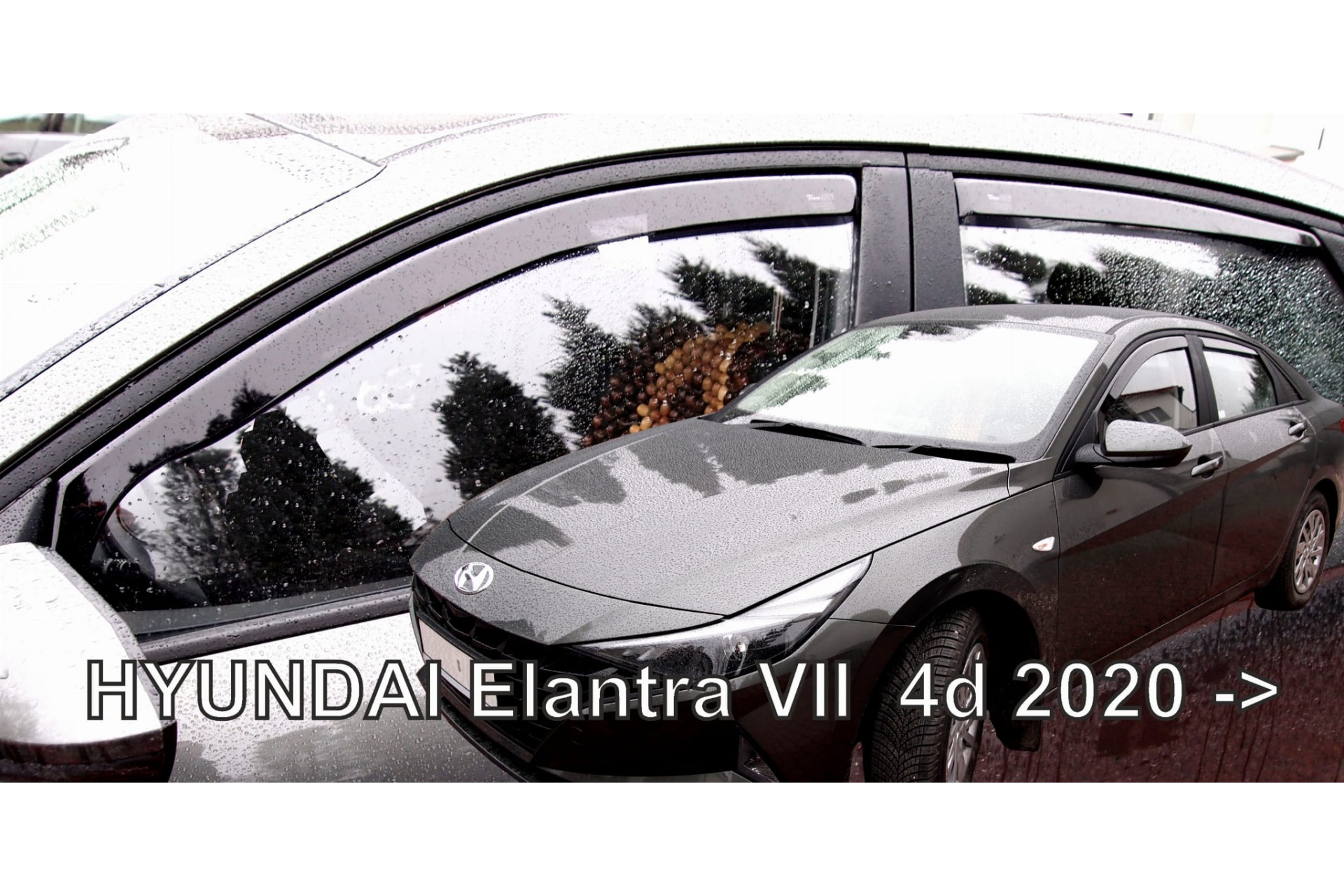 Βλησαρούλης Car Center - ΑΝΕΜΟΘΡΑΥΣΤΕΣ ΓΙΑ HYUNDAI ELANTRA 4D 2020+ ΣΕΤ ΑΥΤΟΚΙΝΗΤΟΥ ΑΠΟ ΕΥΚΑΜΠΤΟ ΦΙΜΕ ΠΛΑΣΤΙΚΟ HEKO - 4 ΤΕΜ.