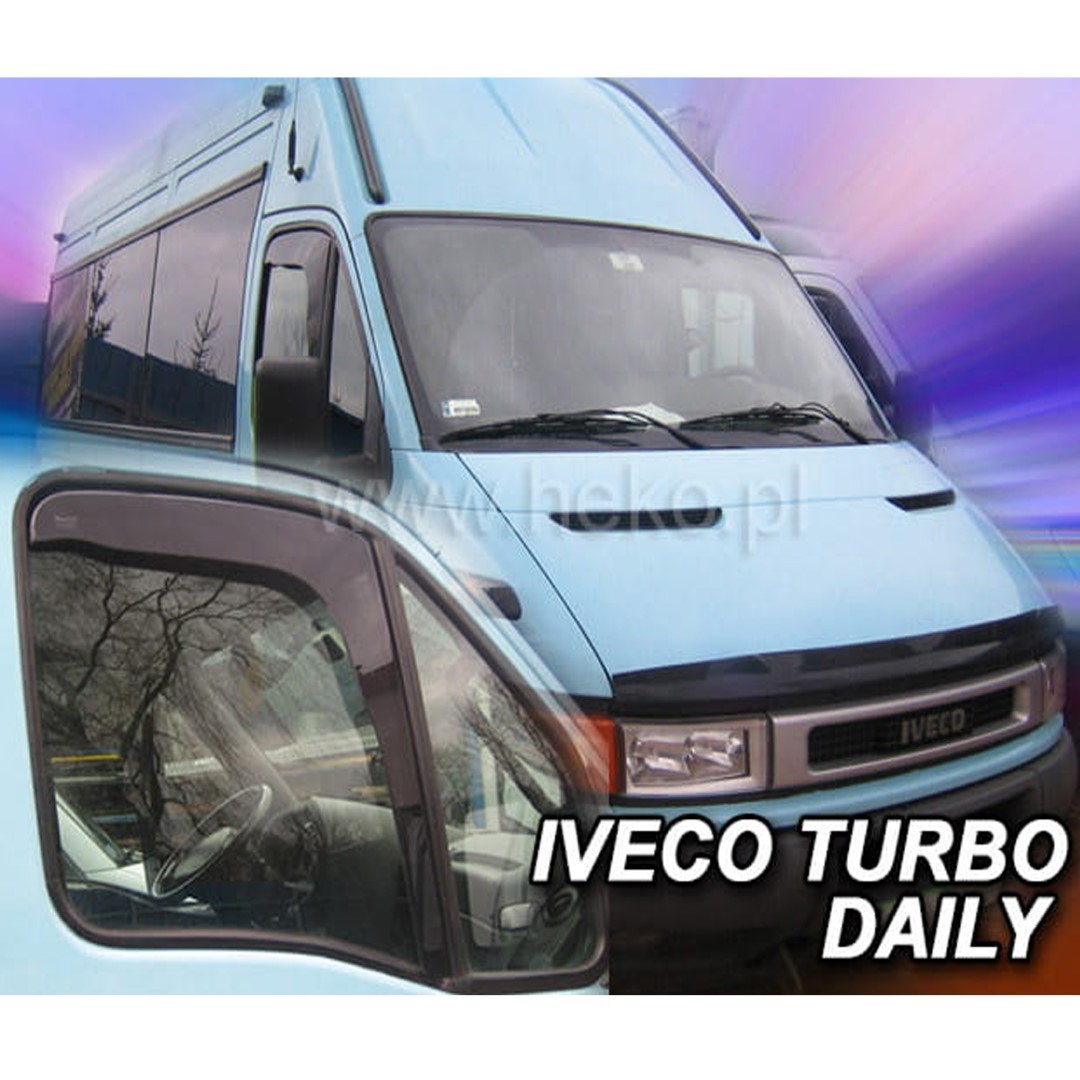 Βλησαρούλης Car Center - ΑΝΕΜΟΘΡΑΥΣΤΕΣ ΓΙΑ IVECO TURBO DAILY IV / V 35C / 35S / 50C / 60C / 65C 2000+ ΖΕΥΓΑΡΙ ΑΠΟ ΕΥΚΑΜΠΤΟ ΦΙΜΕ ΠΛΑΣΤΙΚΟ HEKO - 2 ΤΕΜ.